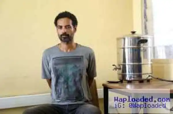 Ghana police parade arrested lover of murdered Eastender actress in handcuffs